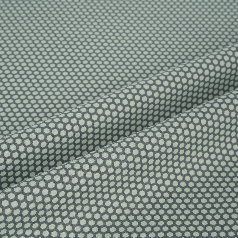 Gehn-4 80% Nylon 20% Spandex Anti-bakteriel køling Interlock Graphene Trykt stof